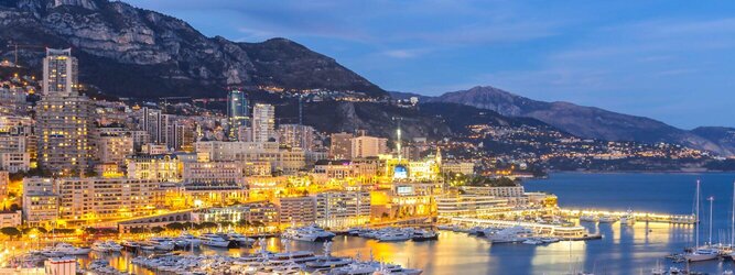 Trip Italien Ferienhaus Monaco - Genießen Sie die Fahrt Ihres Lebens am Steuer eines feurigen Lamborghini oder rassigen Ferrari. Starten Sie Ihre Spritztour in Monaco und lassen Sie das Fürstentum unter den vielen bewundernden Blicken der Passanten hinter sich. Cruisen Sie auf den wunderschönen Küstenstraßen der Côte d’Azur und den herrlichen Panoramastraßen über und um Monaco. Erleben Sie die unbeschreibliche Erotik dieses berauschenden Fahrgefühls, spüren Sie die Power & Kraft und das satte Brummen & Vibrieren der Motoren. Erkunden Sie als Pilot oder Co-Pilot in einem dieser legendären Supersportwagen einen Abschnitt der weltberühmten Formel-1-Rennstrecke in Monaco. Nehmen Sie als Erinnerung an diese Challenge ein persönliches Video oder Zertifikat mit nach Hause. Die beliebtesten Orte für Ferien in Monaco, locken mit besten Angebote für Hotels und Ferienunterkünfte mit Werbeaktionen, Rabatten, Sonderangebote für Monaco Urlaub buchen.